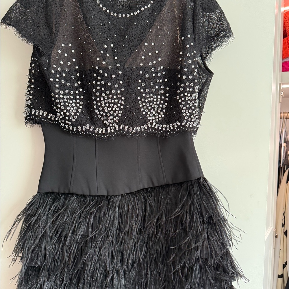 BCBGMaxAzria Black Lace Dress